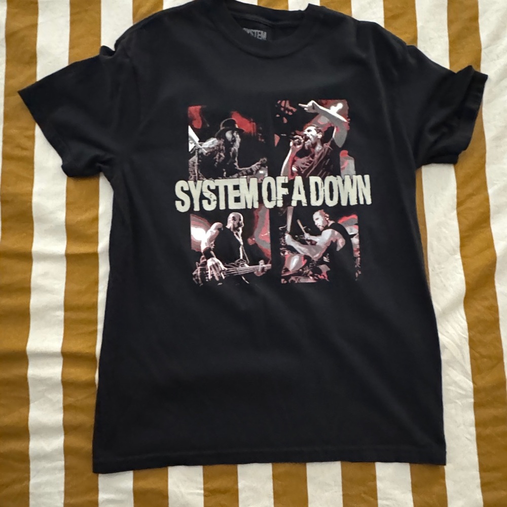 System of a Down Black Graphic Tee